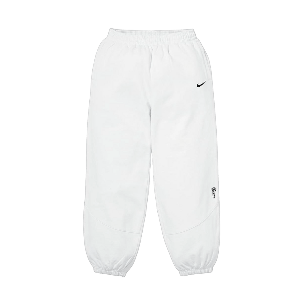 Supreme x Nike Sweatpant 'White' — XXS — Front View