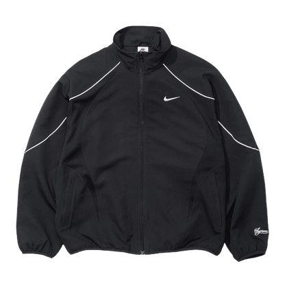 Supreme x Nike Track Jacket 'Black' — XXS — Front View