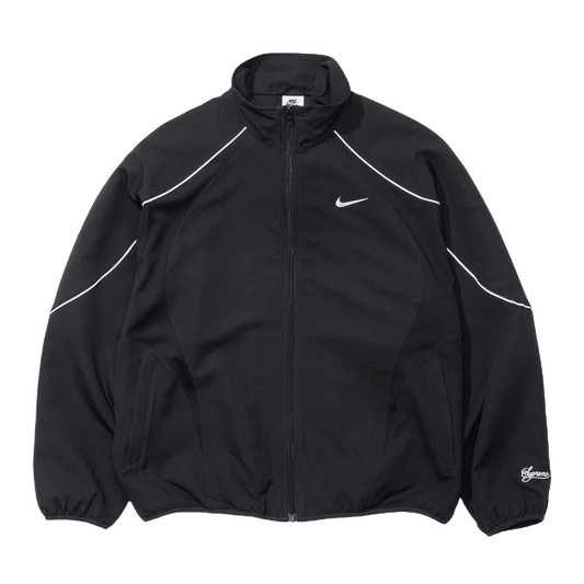 Supreme x Nike Track Jacket 'Black' — XXS — Front View