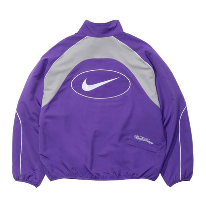Supreme x Nike Track Jacket 'Varsity Purple' — XXS — Side View