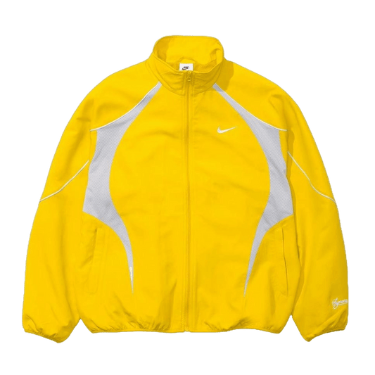 Supreme x Nike Track Jacket 'Speed Yellow' — XXS — Front View