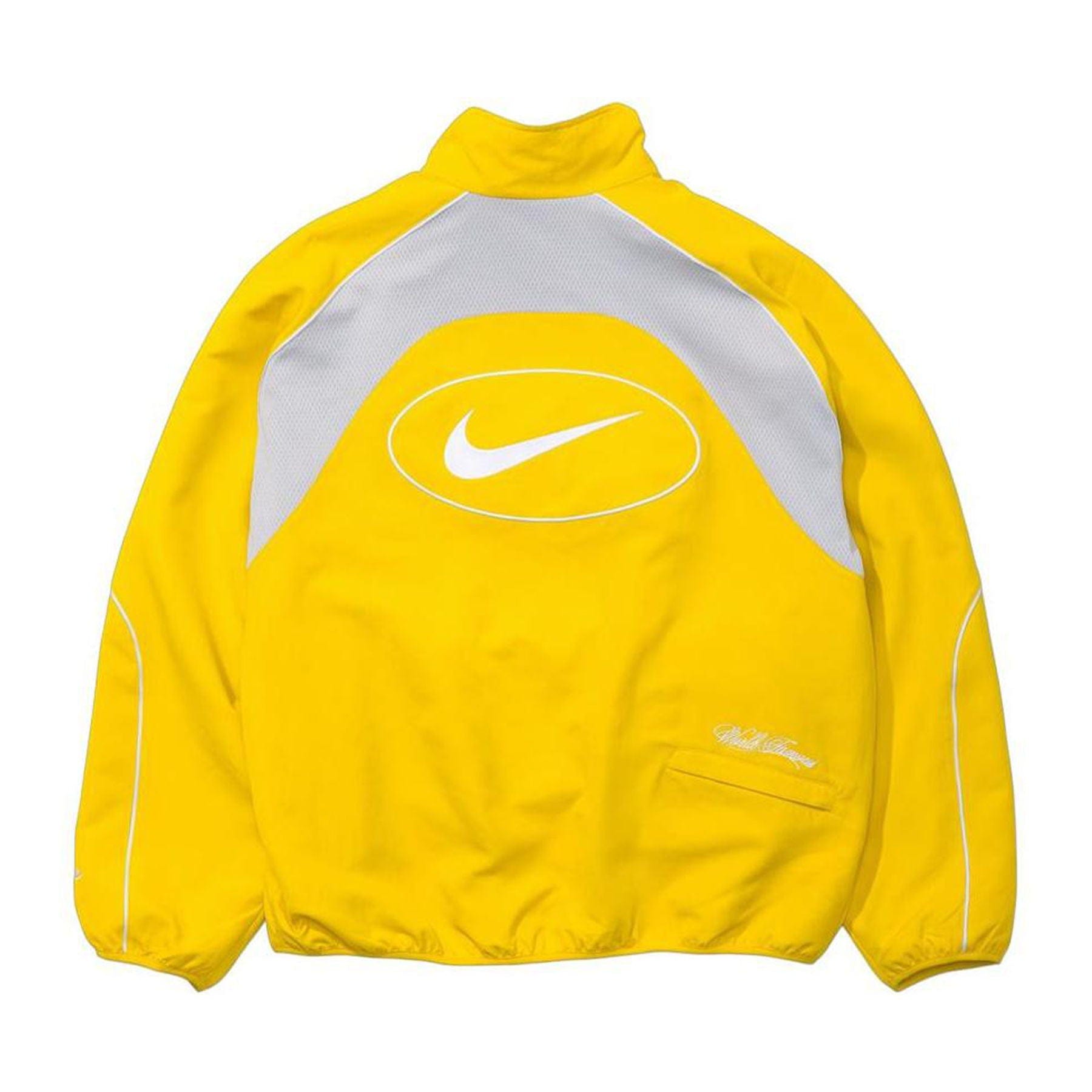 Supreme x Nike Track Jacket 'Speed Yellow' — XXS — Side View