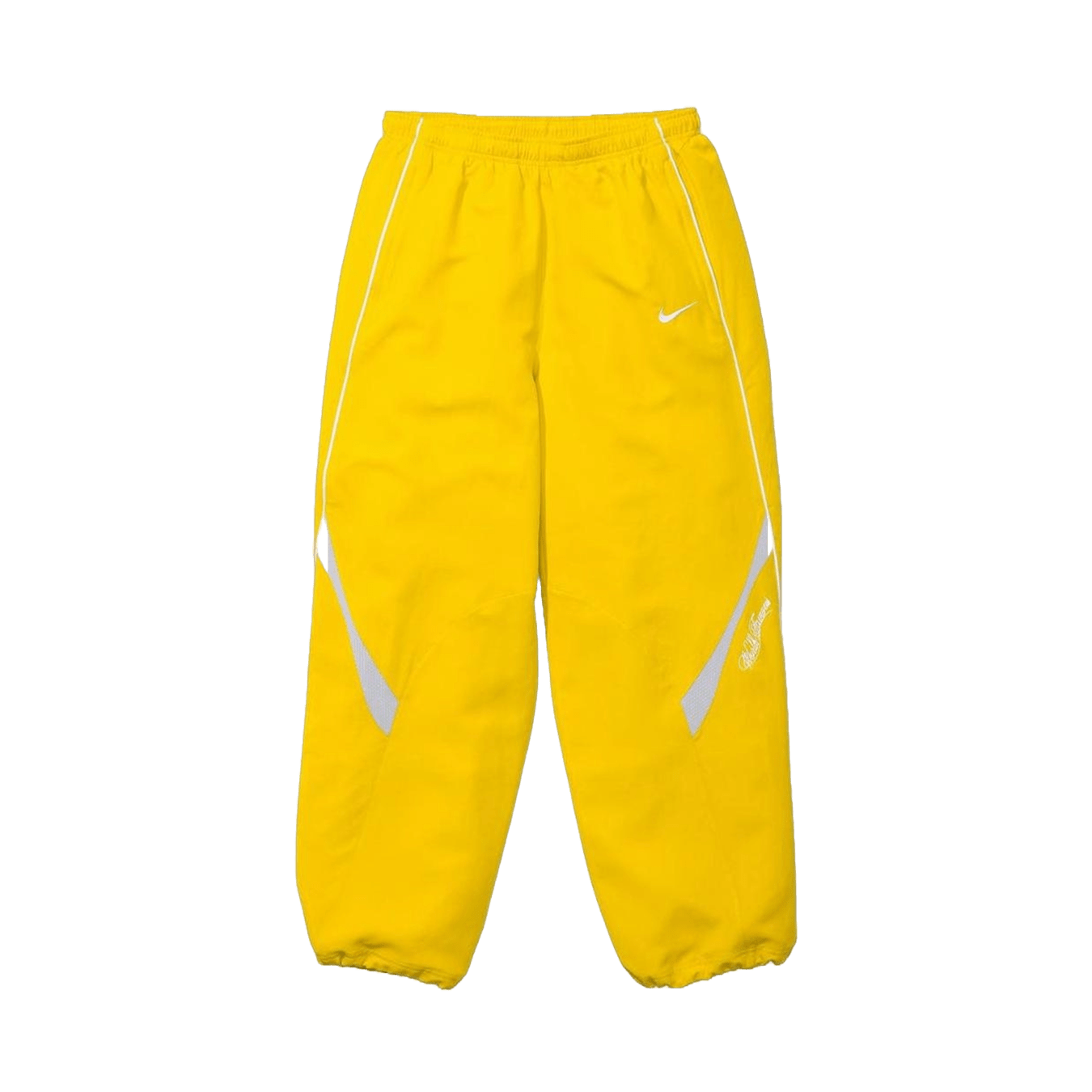 Supreme x Nike Track Pants 'Speed Yellow' — XXS — Front View