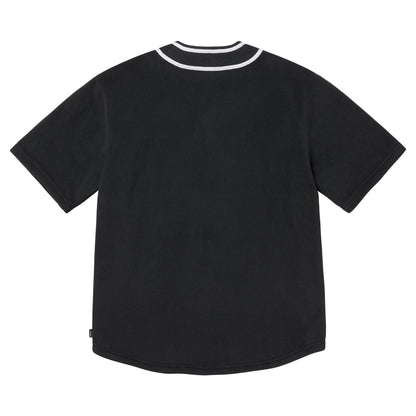 Supreme Polartec Baseball Jersey 'Black' — XXS — Side View
