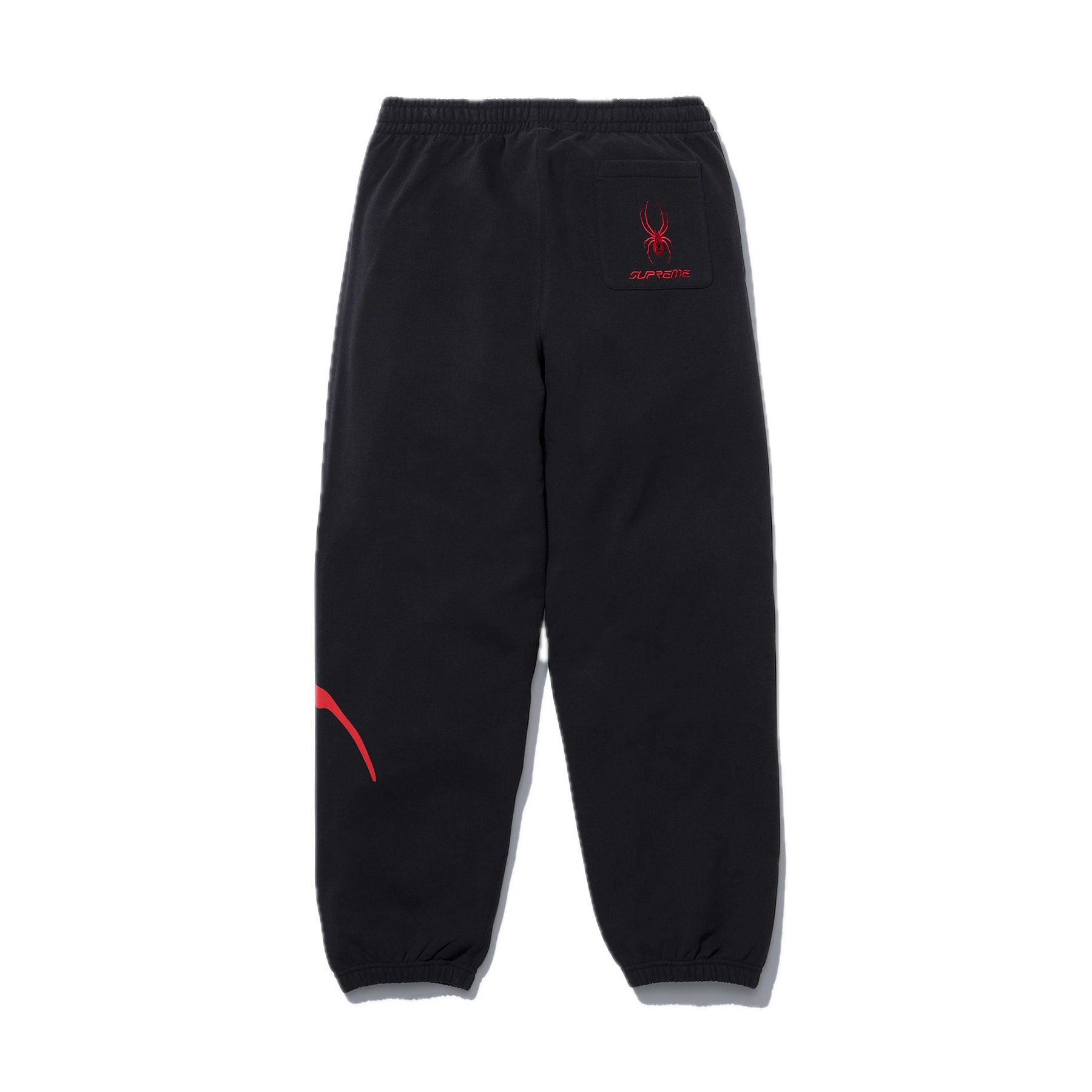 Supreme x Spyder Sweatpant 'Black' — XXS — Side View