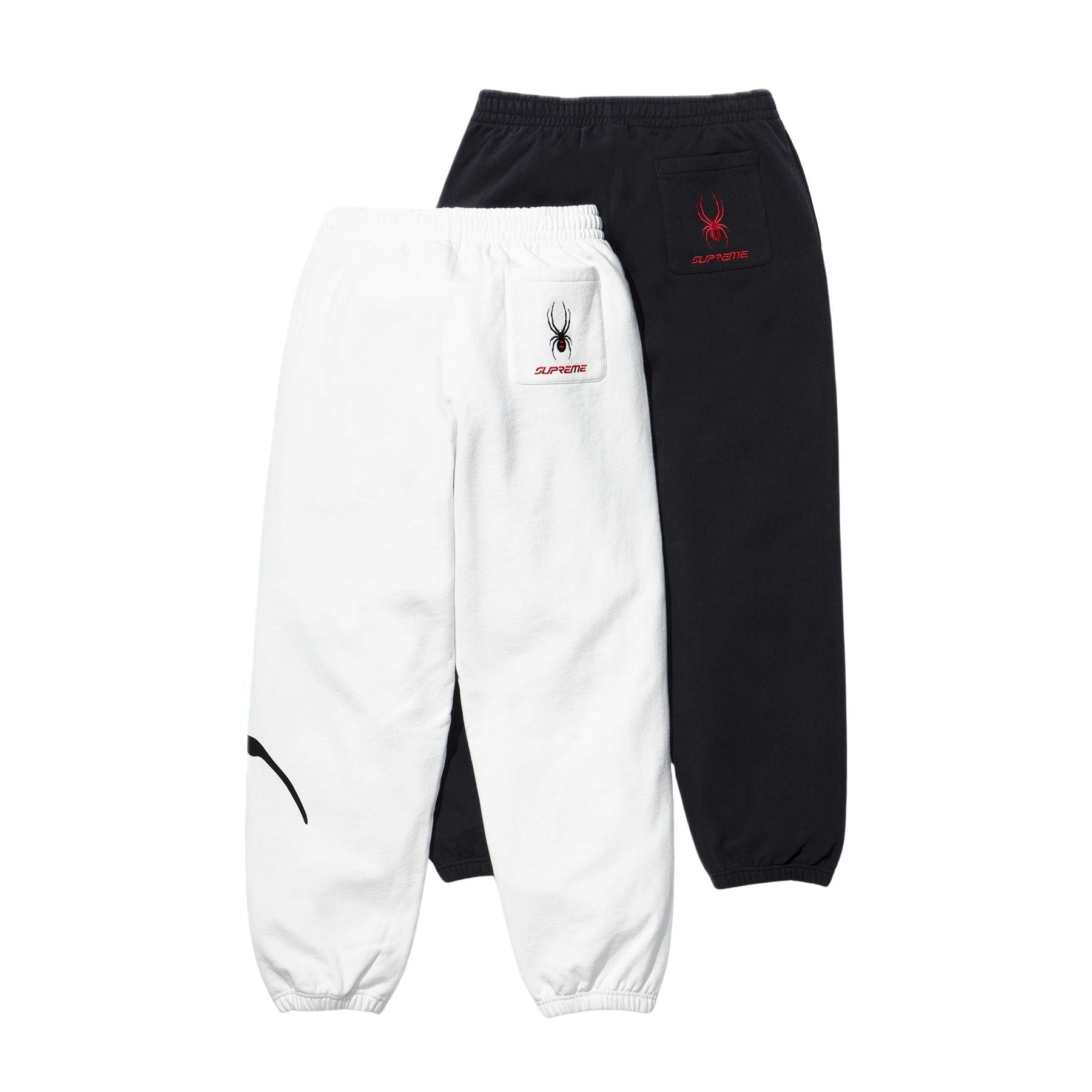 Supreme x Spyder Sweatpant 'White' — XXS — Side View