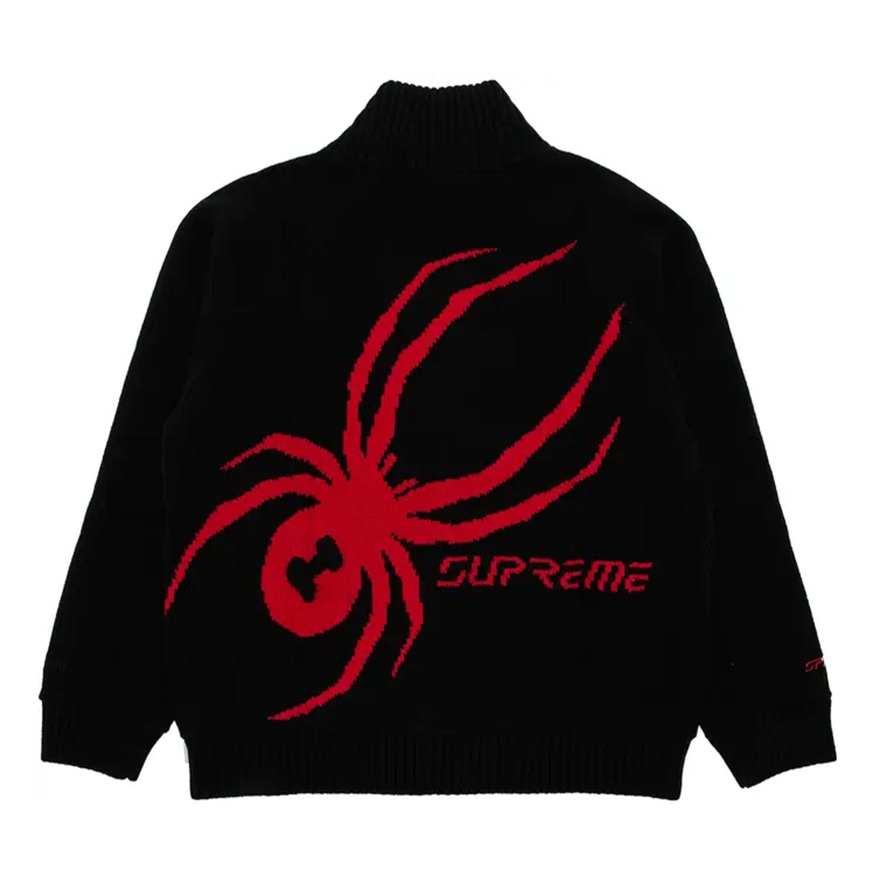 Supreme x Spyder Windstopper Zip Up Sweater 'Black' — XXS — Side View