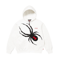 Supreme x Spyder Zip Up Hooded Sweatshirt 'White' — XXS — Front View