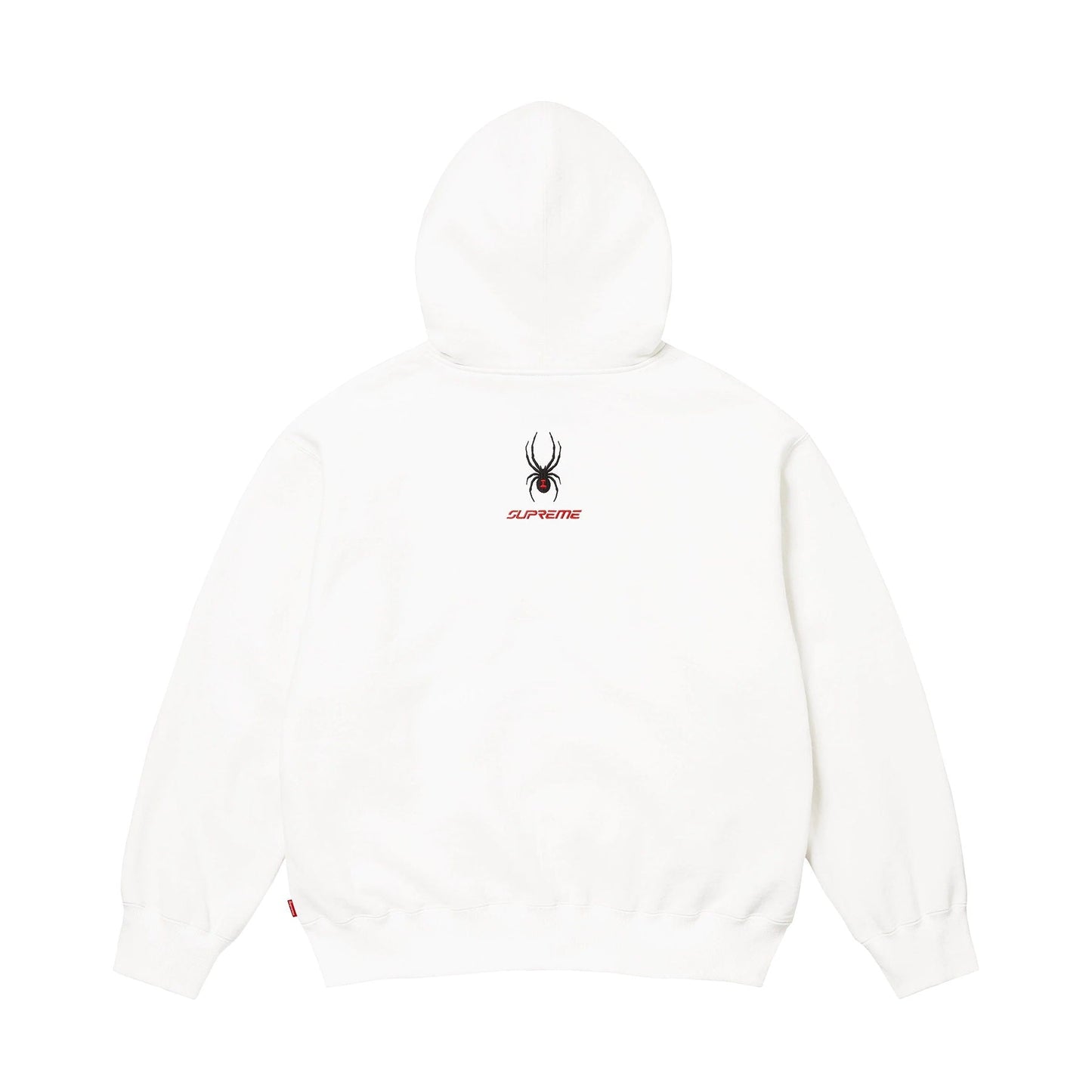 Supreme x Spyder Zip Up Hooded Sweatshirt 'White' — XXS — Side View