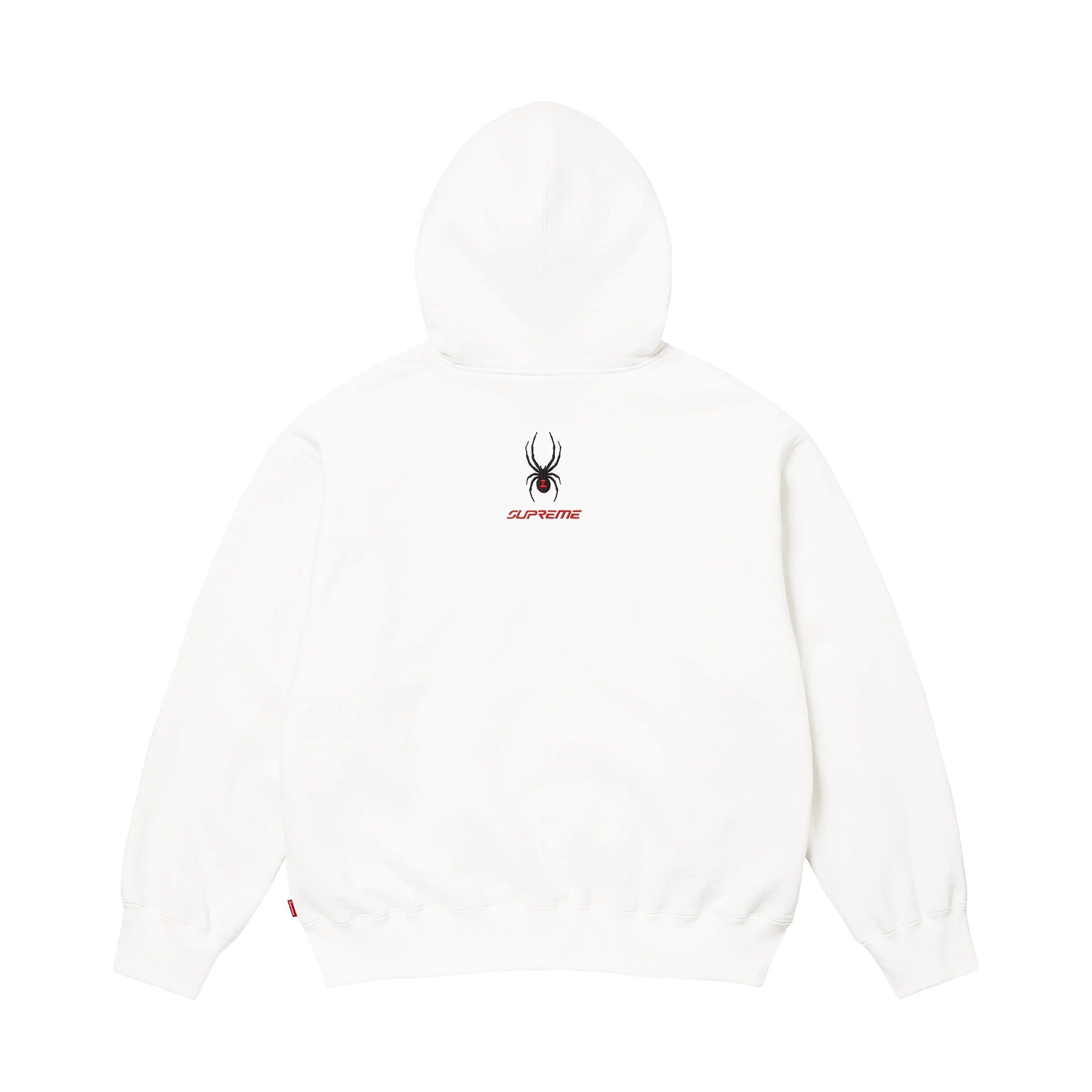 Supreme x Spyder Zip Up Hooded Sweatshirt 'White' — XXS — Side View