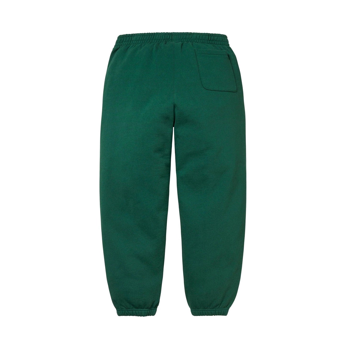 Supreme Satin Appliqué Sweatpant 'Dark Green' — XXS — Side View