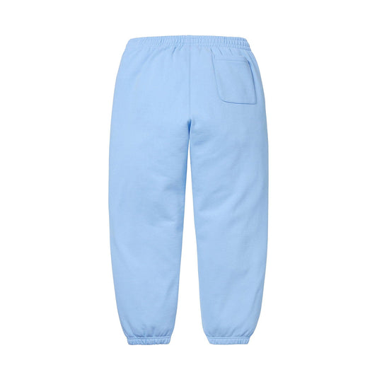 Supreme Satin Appliqué Sweatpant 'Light Blue' — XXS — Side View