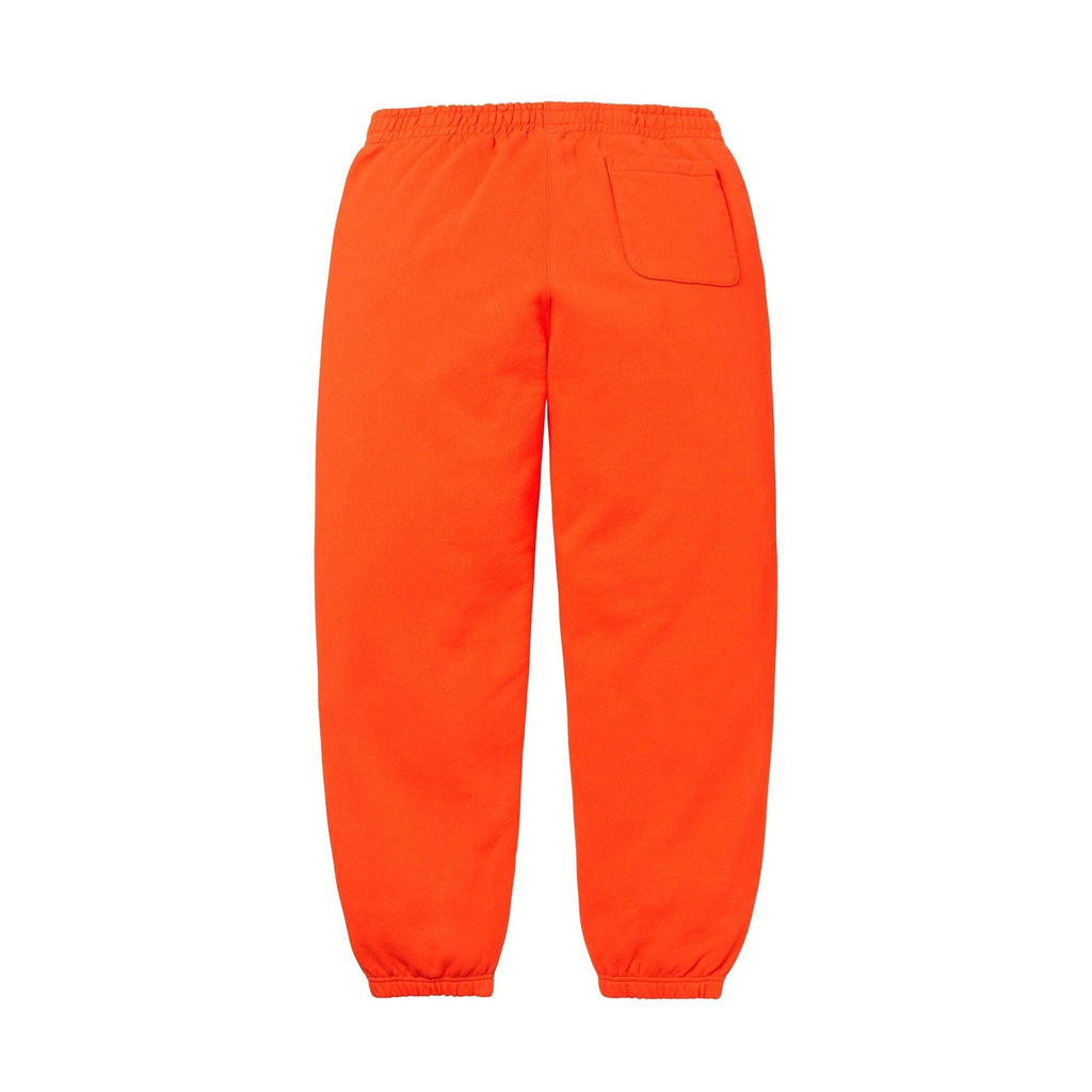 Supreme Satin Appliqué Sweatpant 'Orange' — XXS — Side View