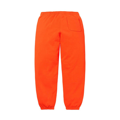 Supreme Satin Appliqué Sweatpant 'Orange' — XXS — Side View