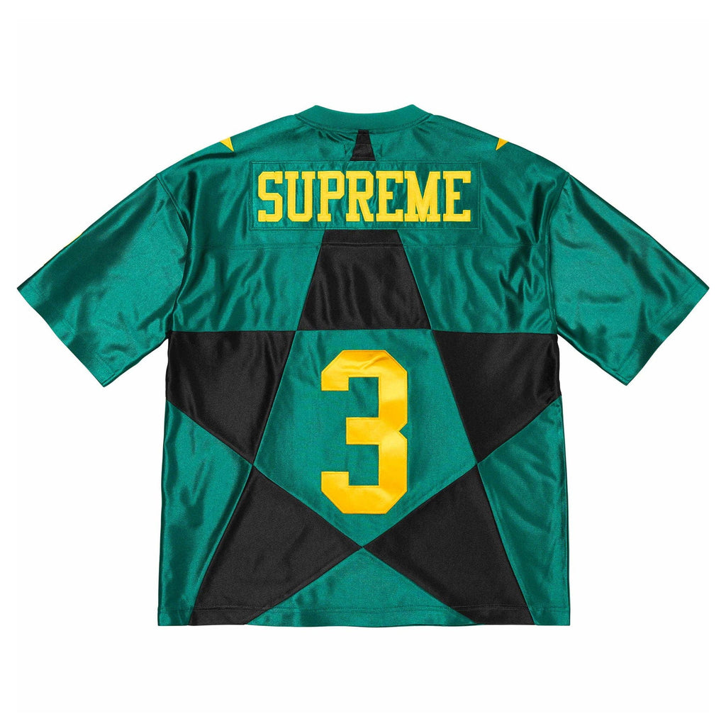 Supreme Star Football Jersey 'Dark Green' — XXS — Side View