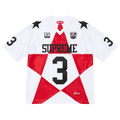 Supreme Star Football Jersey 'White' — XXS — Front View