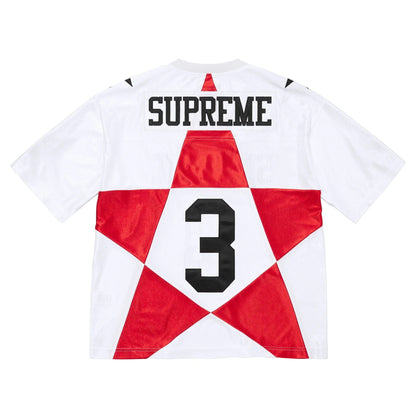 Supreme Star Football Jersey 'White' — XXS — Side View