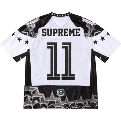 Supreme Stars Football Jersey 'Black' — XXS — Side View