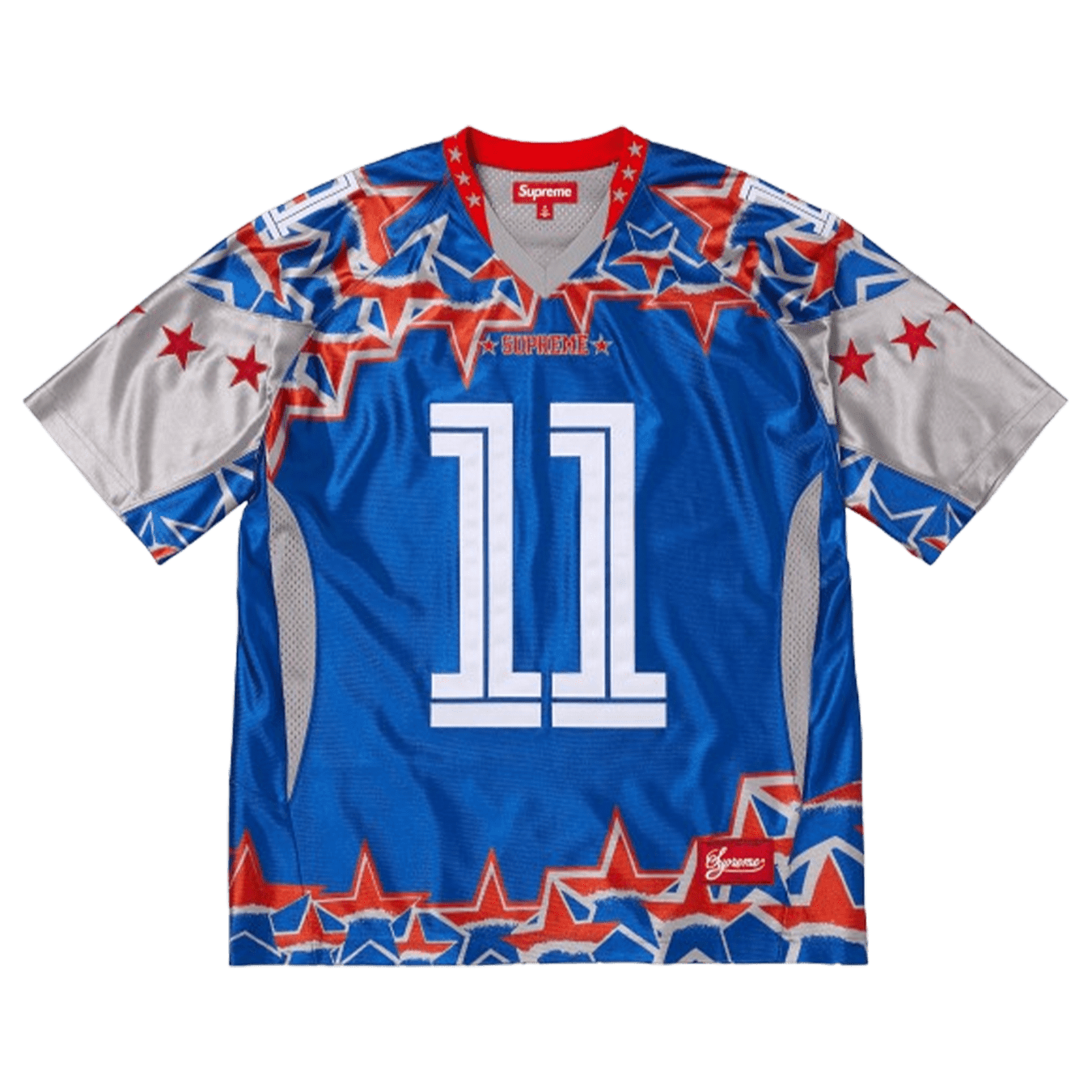 Supreme Star Football Jersey 'Royal' — XXS — Front View