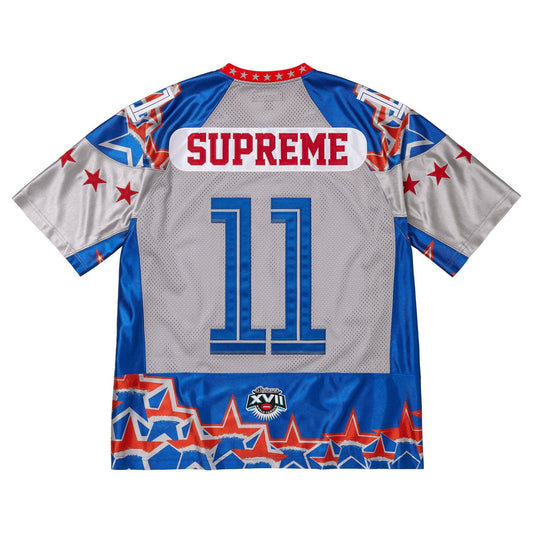 Supreme Star Football Jersey 'Royal' — XXS — Side View