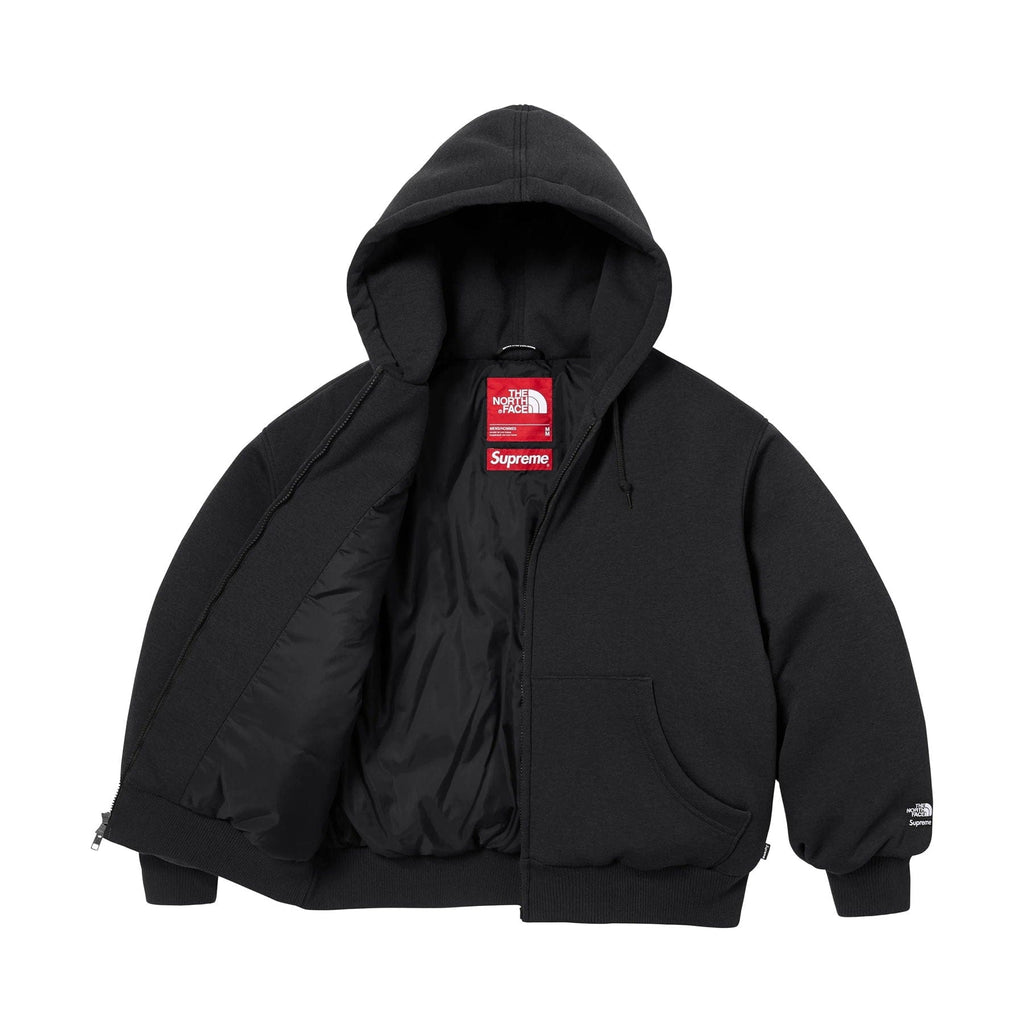 Supreme x The North Face Hooded Sweatshirt 'Black' — XXS — Side View