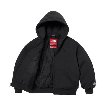 Supreme x The North Face Hooded Sweatshirt 'Black' — XXS — Side View