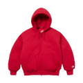 Supreme x The North Face Zip Up Hooded Sweatshirt 'Red' — XXS — Front View