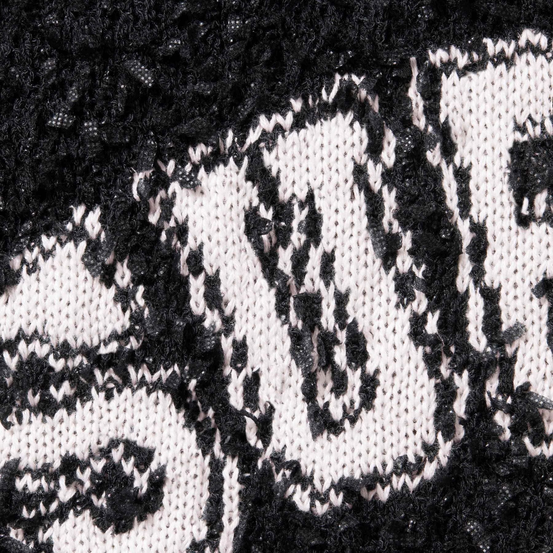 Supreme Textured Arc Sweatshirt 'Black' — XXS — Side View