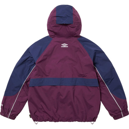Supreme x Umbro Gore-Tex Hooded Jacket 'Dark Purple' — XXS — Side View