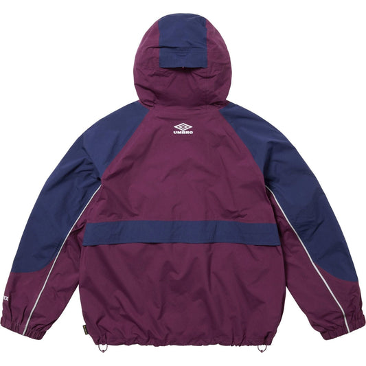 Supreme x Umbro Gore-Tex Hooded Jacket 'Dark Purple' — XXS — Side View