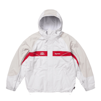 Supreme x Umbro Gore-Tex Hooded Jacket 'White' — XXS — Front View