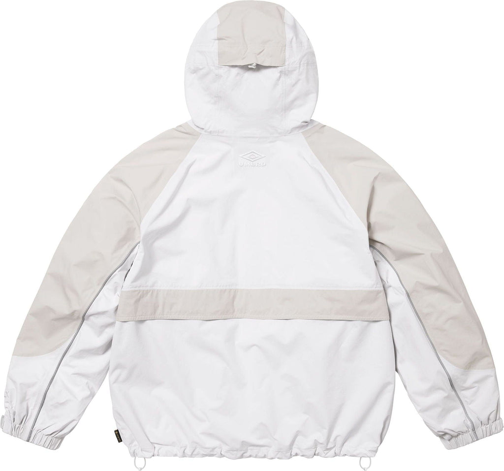 Supreme x Umbro Gore-Tex Hooded Jacket 'White' — XXS — Side View