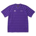 Supreme x Umbro Stripe Soccer Jersey 'Purple' — XXS — Front View