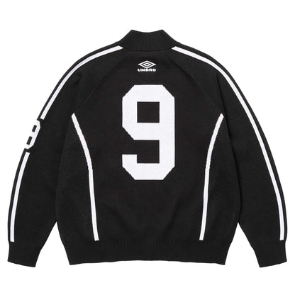 Supreme x Umbro Zip-Up Sweatshirt 'Black' — XXS — Side View