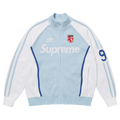 Supreme x Umbro Zip-Up Sweatshirt 'Light Blue' — XXS — Front View
