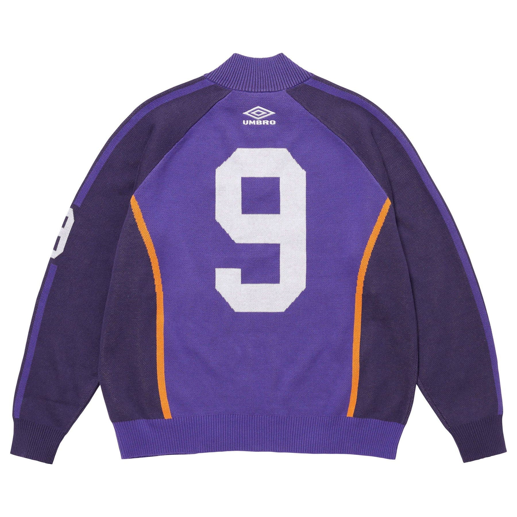 Supreme x Umbro Zip-Up Sweatshirt 'Purple' — XXS — Side View