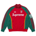 Supreme x Umbro Zip-Up Sweatshirt 'Red' — XXS — Front View