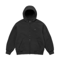 Supreme Windstopper Zip Up Hooded Sweatshirt 'Black' — XXS — Front View