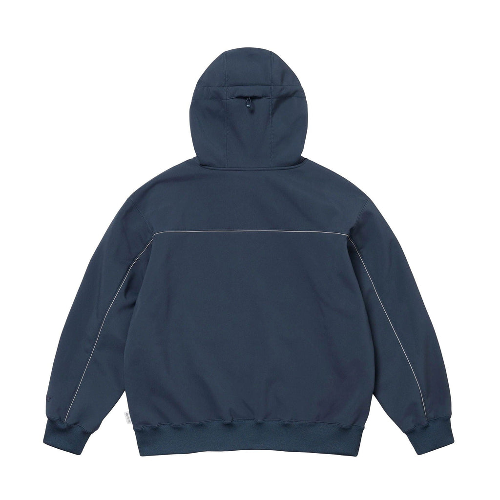 Supreme Windstopper Zip Up Hooded Sweatshirt 'Navy' — XXS — Side View