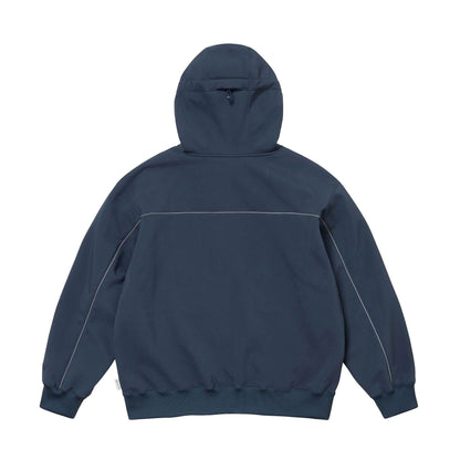 Supreme Windstopper Zip Up Hooded Sweatshirt 'Navy' — XXS — Side View