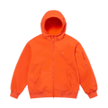 Supreme Windstopper Zip Up Hooded Sweatshirt 'Orange' — XXS — Front View