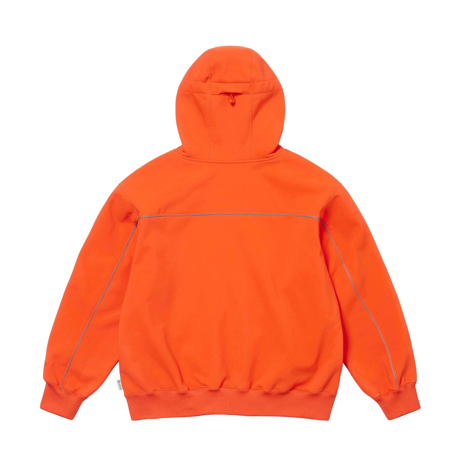 Supreme Windstopper Zip Up Hooded Sweatshirt 'Orange' — XXS — Side View