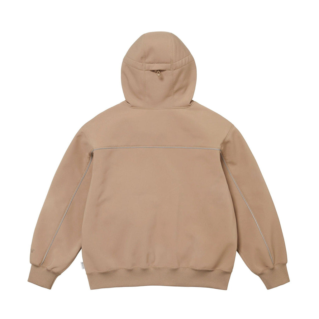Supreme Windstopper Zip Up Hooded Sweatshirt 'Taupe' — XXS — Side View