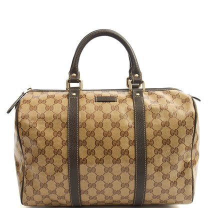 Gucci Tote Boston in GG Supreme, Patent Leather — Alternate View 7