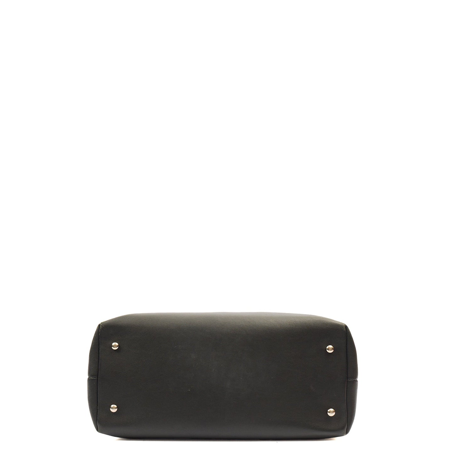 Chanel Tote in Black, Patent Leather — Top View