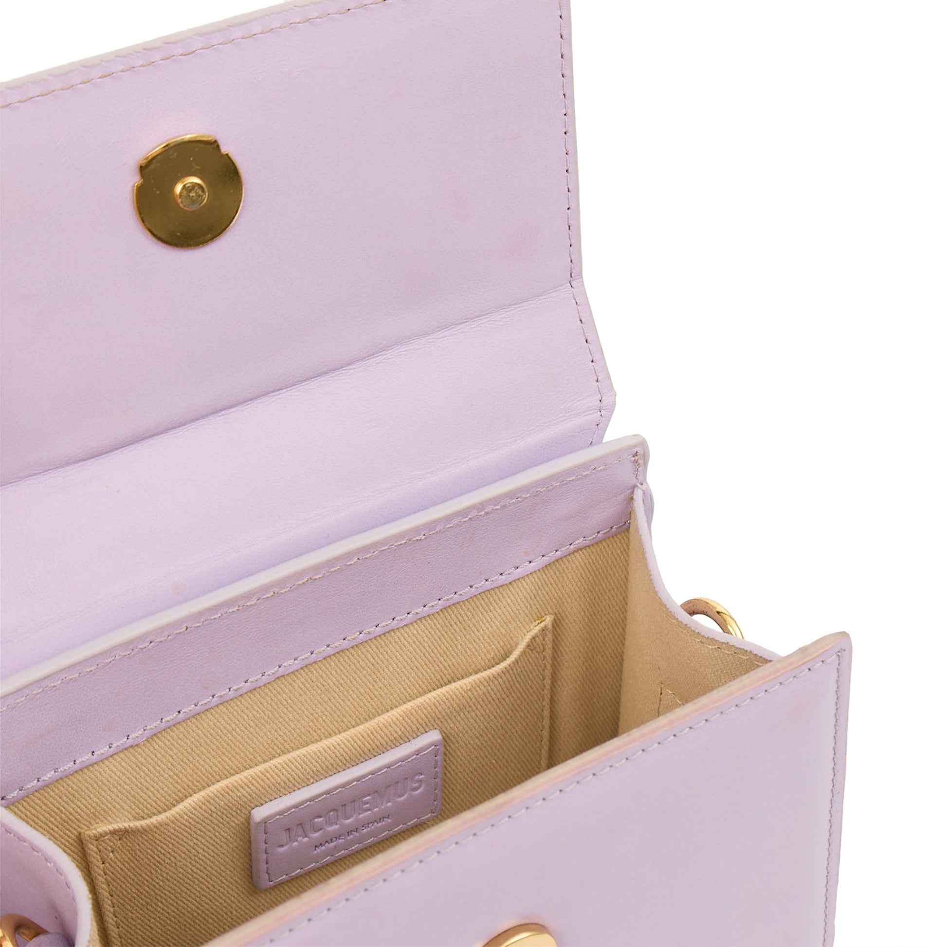 Jacquemus Cross Body Le Chiquito Moyen in Purple, Leather — Alternate View 7
