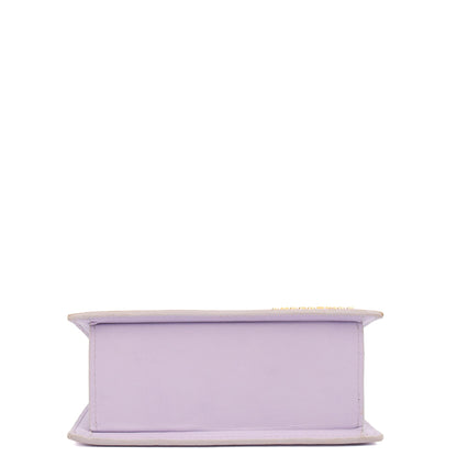 Jacquemus Cross Body Le Chiquito Moyen in Purple, Leather — Detail View