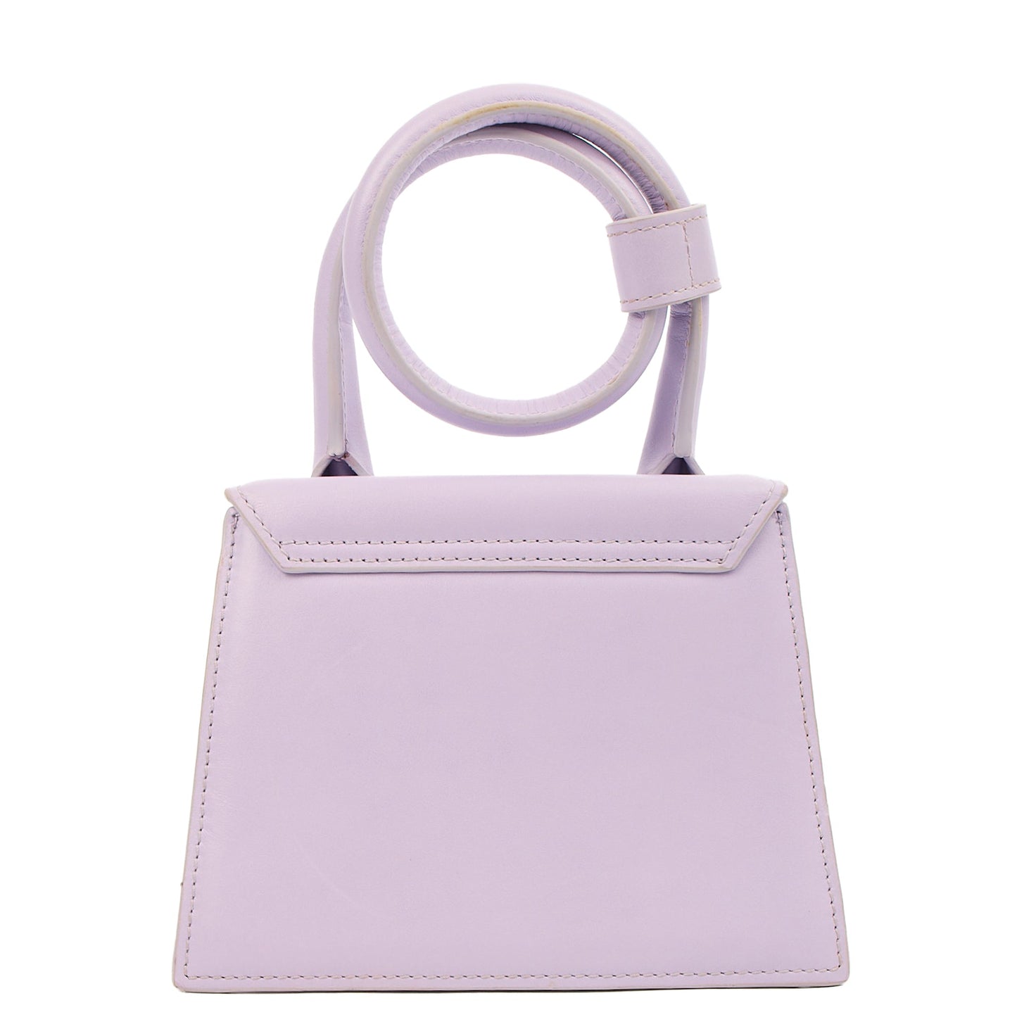 Jacquemus Cross Body Le Chiquito Moyen in Purple, Leather — Top View