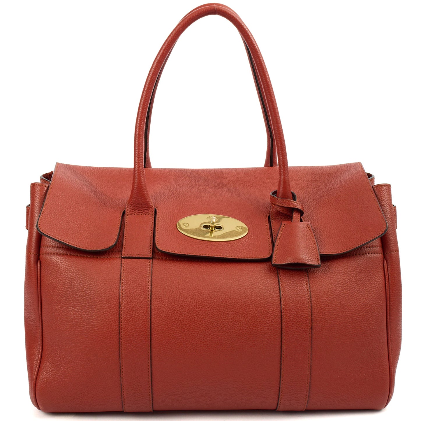 Mulberry Tote Bayswater Heritage in Rust, Leather — Front View