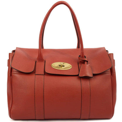 Mulberry Tote Bayswater Heritage in Rust, Leather — Front View
